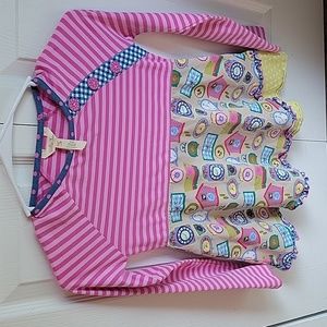 Matilda Jane shirt tunic size 10 girls